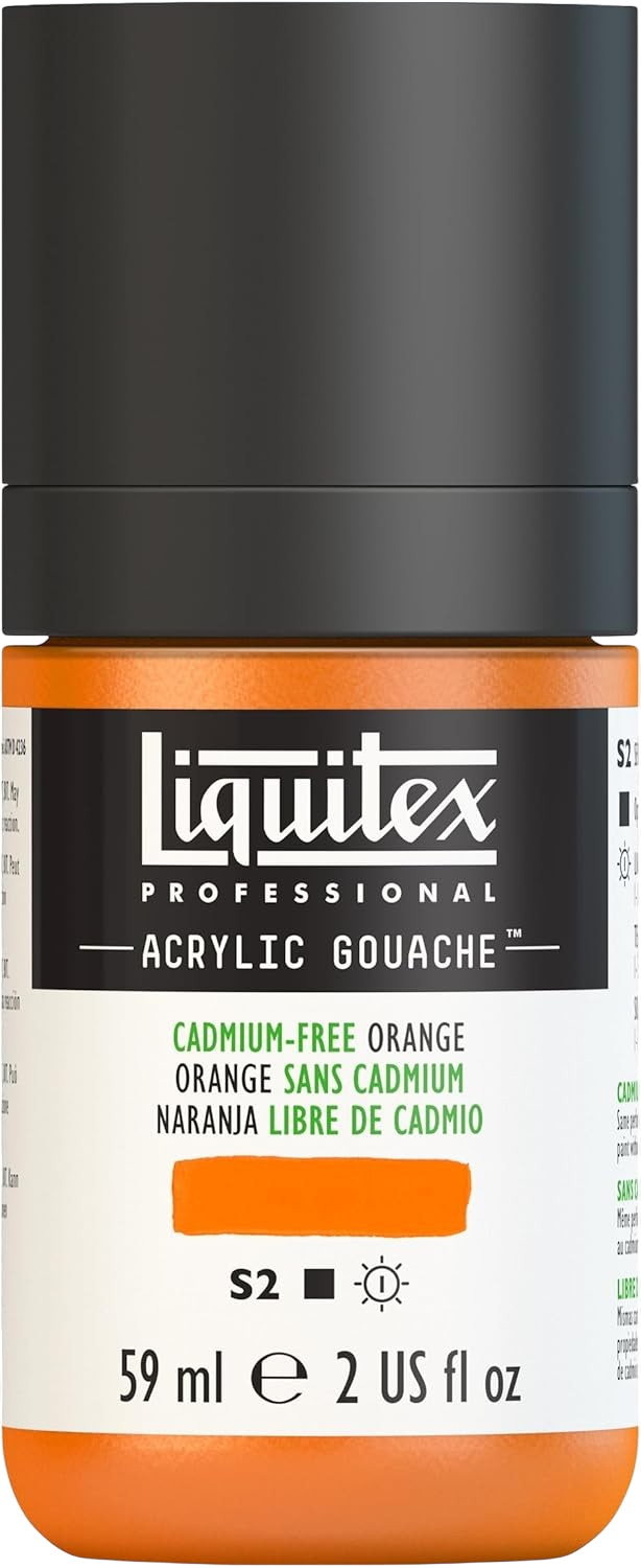 Liquitex Professional Acrylic Gouache 59ml Cadmium-Free Orange