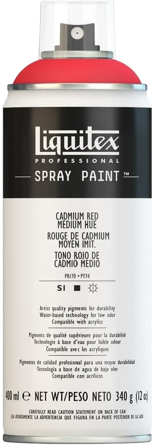 Liquitex Professional Spray Paint 400ml Cadmium Red Medium Hue
