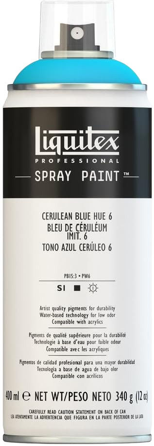 Liquitex Professional Spray Paint 400ml Cerulean Blue Hue