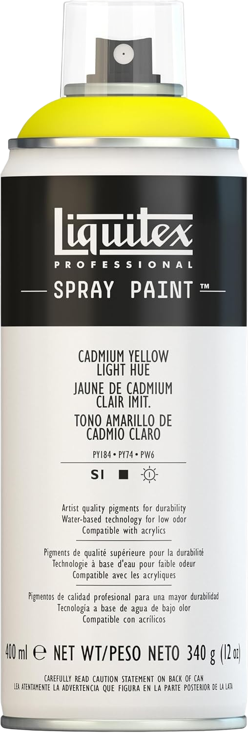 Liquitex Professional Spray Paint 400ml Cadmium Yellow Light Hue